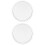 2Pcs White Round Magnifying Mirror 20X Makeup Mirror with Suction Cup 3