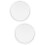2Pcs White Round Magnifying Mirror 20X Makeup Mirror with Suction Cup 4