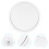 2Pcs White Round Magnifying Mirror 20X Makeup Mirror with Suction Cup 5