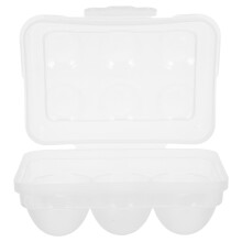 5Pcs Transparent Plastic Egg Holder Portable Storage Box for Camping