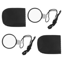 8Pcs Multi-Color Mini Magnifying Glass with Rope Necklace for Seniors