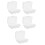 5Pcs Transparent Plastic Egg Holder Portable Storage Box for Camping 5