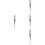 4 Pcs Bbq Fork Temperature Display Meat Barbecue Thermometer Cooking 3