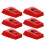 18Pcs Red Plastic Stylus Needle Replacement for Record Player Durable 3