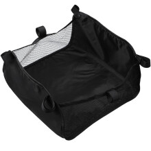 4Pcs Large Capacity Black Baby Stroller Organizer Storage Basket