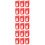 18Pcs Red Plastic Stylus Needle Replacement for Record Player Durable 9