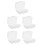 5Pcs Transparent Plastic Egg Holder Portable Storage Box for Camping 7