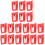 18Pcs Red Plastic Stylus Needle Replacement for Record Player Durable 4