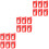 18Pcs Red Plastic Stylus Needle Replacement for Record Player Durable 7