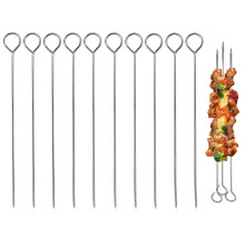 Food-Grade Kebab Turkey Lacers,Metal Skewer for Oven Halloween Christmas Party Turkey,BBQ Metal Skewers Stainless Steel Reusable Skewers for Air Frye