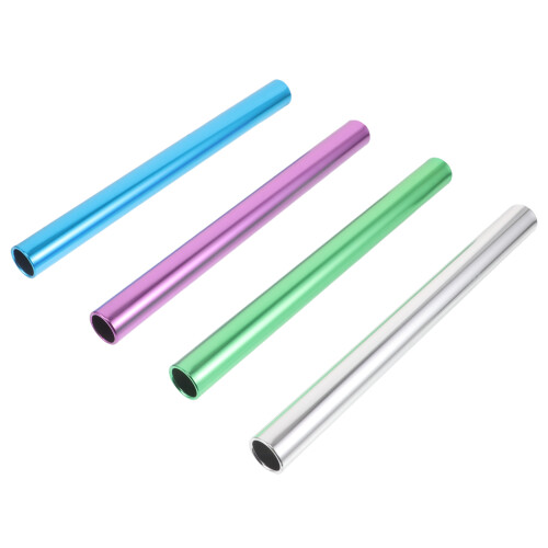 16Pcs Assorted Color Aluminum Relay Sticks for Running Race Training