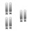 6Pcs Silver Metal Mini Gear Puller for Propeller Quick Removal Tool 8