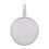 2Pcs Silver Metal Stethoscope Diaphragm Replacement Set Universal Fit 2