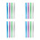 16Pcs Assorted Color Aluminum Relay Sticks for Running Race Training 4