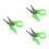 3Pcs Mini Wire Stripper Green Compact Electrical Cable Stripping Tool 4