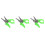 3Pcs Mini Wire Stripper Green Compact Electrical Cable Stripping Tool 9