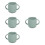 4Pcs Silicone Training Cup Light Green Double Handle Toddler Water Cup 7