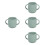4Pcs Silicone Training Cup Light Green Double Handle Toddler Water Cup 6