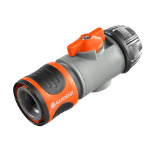 Gardena Hose Connector with Control Valve: Connection piece to Change Accessorie