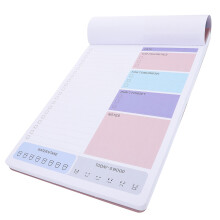 4St Werk Planner Notitieblok Tear-Off Gekleurd