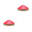 2Pcs Football Training Disc Cones Assorted Colors Safe Material 6