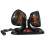 Compacte Auto Fans, Dubbele Koppen, Zwart, Verstelbare Ventilator 7