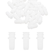 150St Praktische Witte Injector Tip Caps Kunststof Afdichtingshoezen