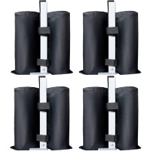 ABCCANOPY 4 Pack Gazebo Large Weight Bags Industrial Grade Heavy Duty Double-Stitched Sandbags,Leg Weights for Pop Up Gazebo,Patio Umbrella, Outdoor