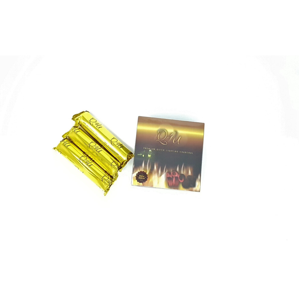 Q4u Coal Dics Char Quick Lighting Shisha Hookah Roll Disc Briquet (8