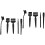10Pcs Black Anti Static Cleaning Brush for Computers Tablets Keyboards 3
