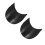20Pcs Black Pe Baseball Hat Brim Replacement Insert Hat Support Liner 10