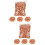 2Pcs Light Brown Cedar Chips for Closet and Cigar Humidors Multi-Use 8