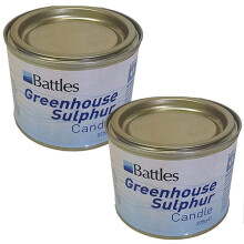 Battles Sulphur Candle 225g PACK OF 2 - Kill Greenhouse Pests and Spores