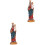 2Pcs Multi-Color Resin Statue Religious Desktop Adornment 5