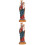 2Pcs Multi-Color Resin Statue Religious Desktop Adornment 7