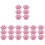 16Pcs Multi-Color Sponge Mirror Scrubber Cat Claw Shape for Kitchen 11
