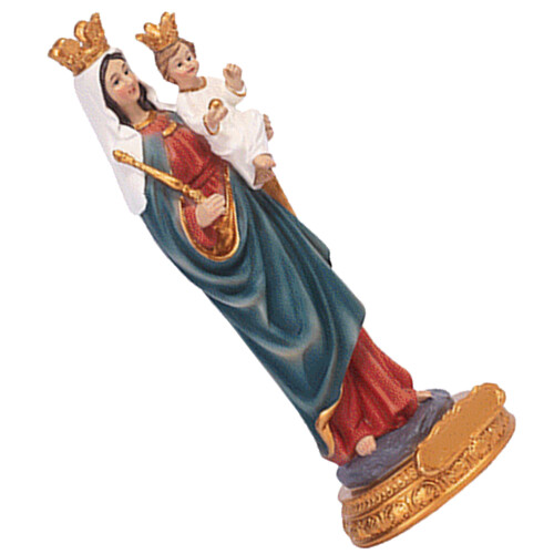 2Pcs Multi-Color Resin Statue Religious Desktop Adornment 2