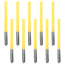50Pcs PVC Inflatable Sword Toys Yellow for Home Party and Birthday Fun