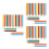 360Pcs Pre-Sharpened Mini Colored Pencils Wooden Assorted Colors Bulk 9