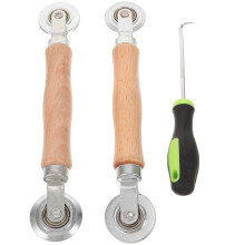 3 Stuks Schermdeur Gaas Roller Tool Reparatie Handvat Latje
