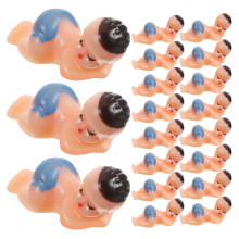 250Pcs Cute Mini Plastic Babies PP Material Baby Shower Decoration