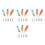 36Pcs Water Bottle Brush Set Plastic with Fun Flower Shape Bristles 5