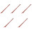 5Pcs Solid Wood Shoe Horns for Seniors Convenient Brown Boot Helper 5