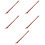 5Pcs Solid Wood Shoe Horns for Seniors Convenient Brown Boot Helper 9