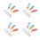 36Pcs Water Bottle Brush Set Plastic with Fun Flower Shape Bristles 7