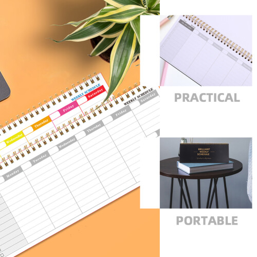 2 Office Schedule Notitieblok Dagelijks Wekelijks Planner 2