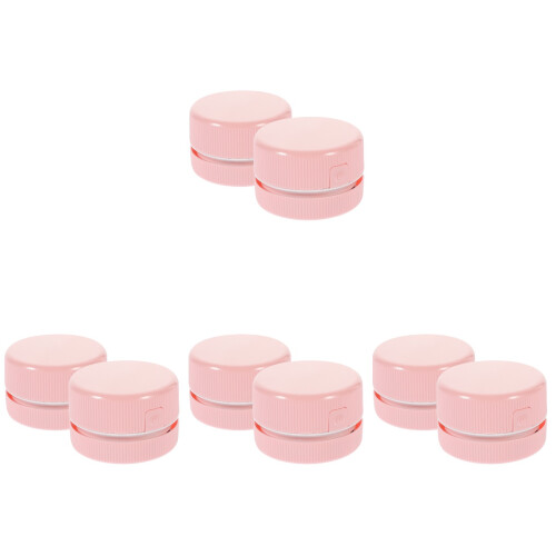 8St Lichtgewicht Mini Stofzuiger ABS Roze Snoer 2