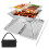 Foldable Fire Pit Grill Portable Fire Pit, Collapsible Camping Campfire Grill Se 1