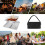 Foldable Fire Pit Grill Portable Fire Pit, Collapsible Camping Campfire Grill Se 6