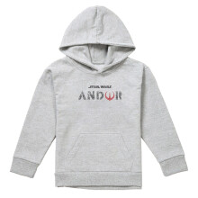 (9-11 Years, Athletic Heather) Star Wars Childrens/Kids Andor Logo Heather Hoodie